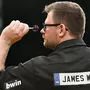 James Wade durfte seinen vierten Neundarter im TV bejubeln.