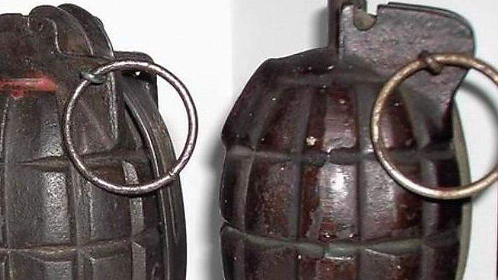 Eine Handgranate englischer Herkunft wurde gefunden