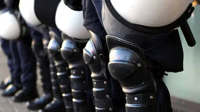 Großaufgebot der Polizei