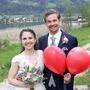 Am Ufer des Ossiacher Sees wurden die Hochzeitsfotos gemacht 