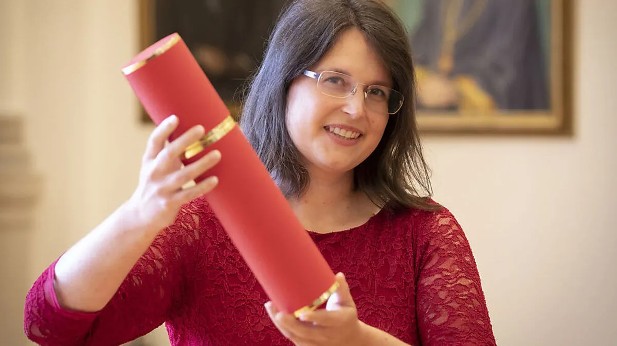 Petra Hödl promovierte sub auspiciis