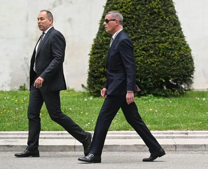 Christian Pilnacek auf dem Weg in den U-Ausschuss