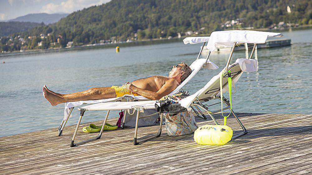 Noch bis 15. Oktober kann im Strandbad Klagenfurt der &quot;späte Sommer&quot; genossen werden