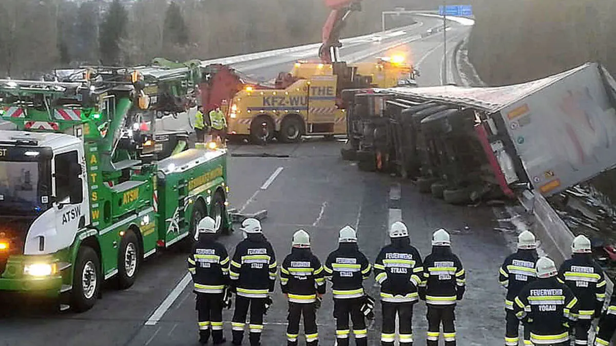 Die Feuerwehren Vogau und Straß waren mit 20 Mann im Einsatz