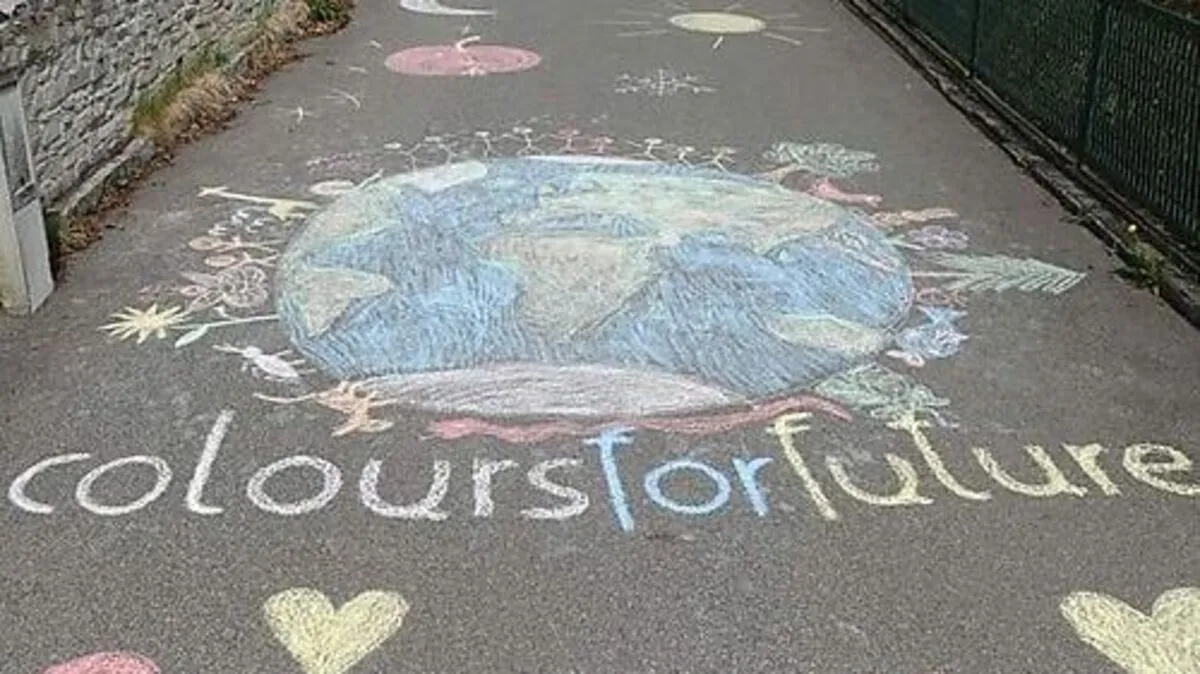 Die Straßen werden heute bunt