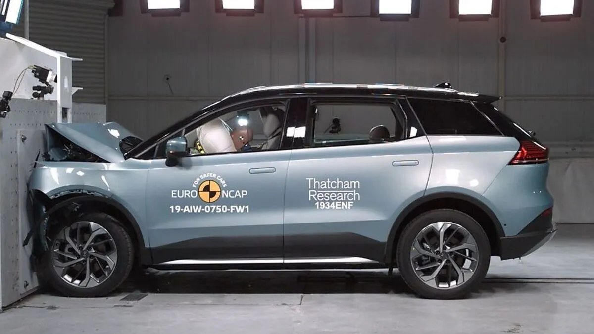 Das China-SUV Aiways U5 bekommt im Crashtest nur drei Sterne