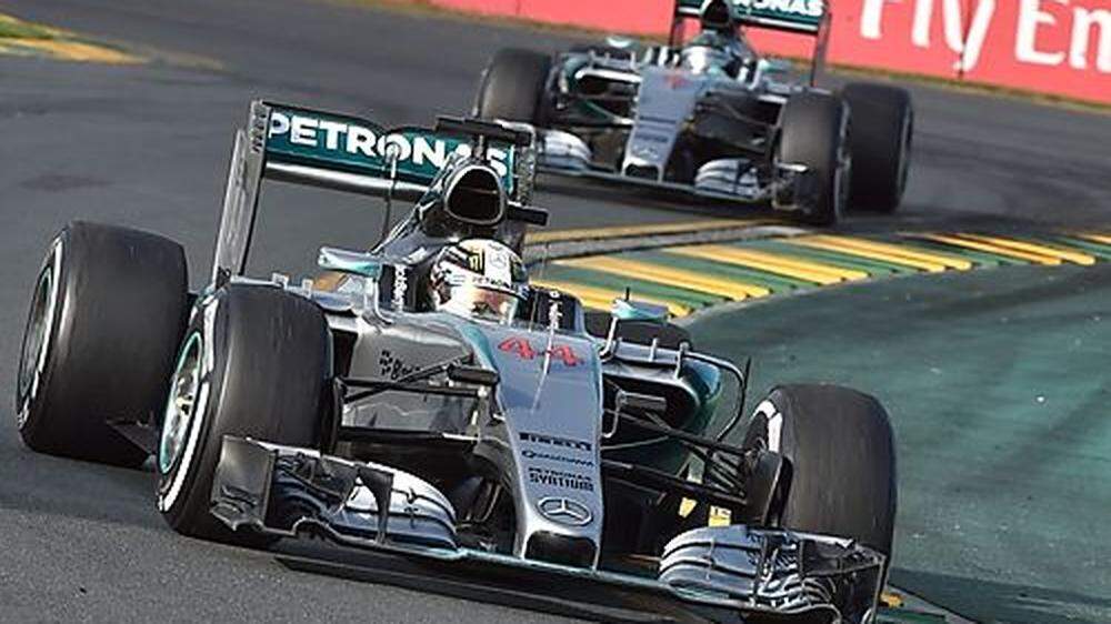 Lewis Hamilton ist als Titelverteidiger der große Gejagte