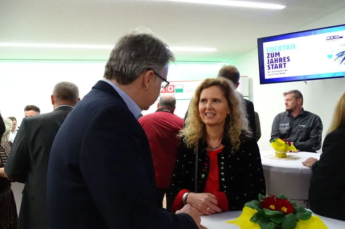 Regionalstellenobmann Peter Sükar und Vizepräsident der WKO Steiermark, Andreas Herz, thematisierten in ihrer Eröffnungsansprache unter anderem den anhaltenden Personalmangel.
