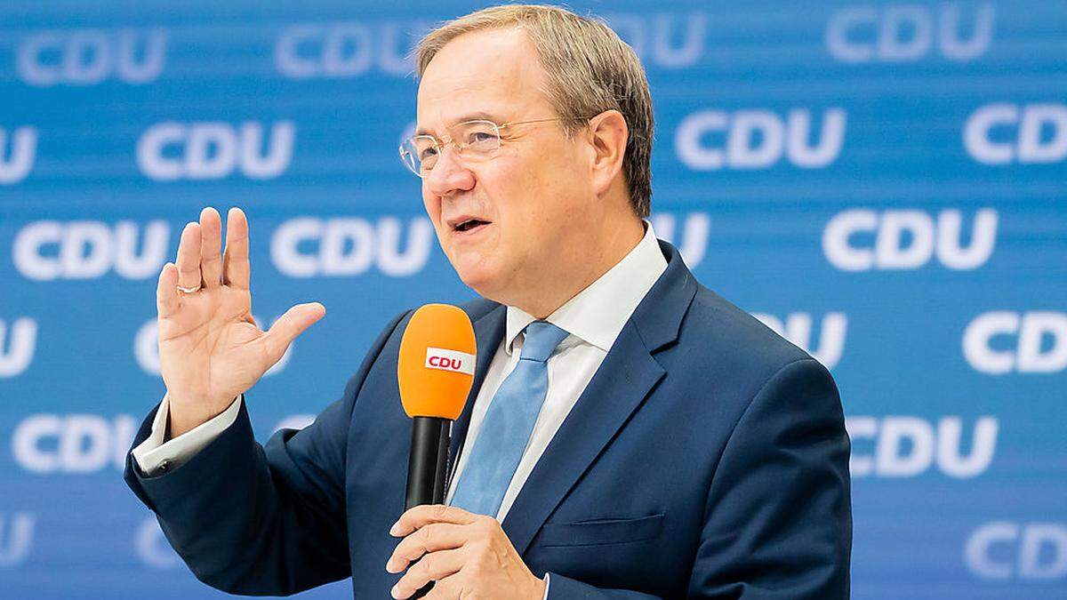 CDU/CSU-Kanzlerschaftsbewerber Armin Laschet 