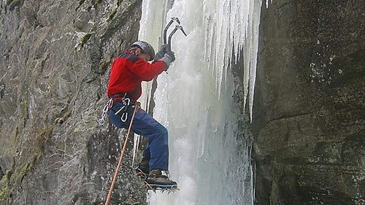 Die Eiskletter-Saison ist vorbei, doch das Thema bleibt umstritten: Der AV fordert Aufhebung des Verbots im Seebach- und Maltatal