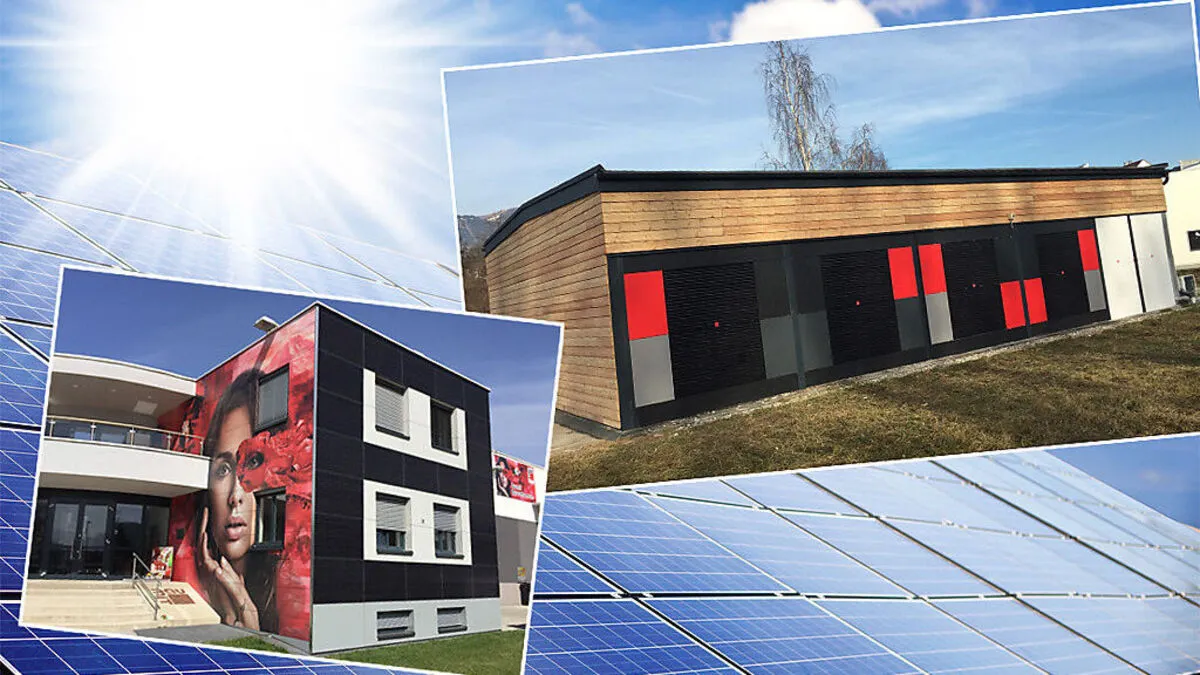 Die Testfassaden befinden sich in Klagenfurt (links) und Villach (rechts)