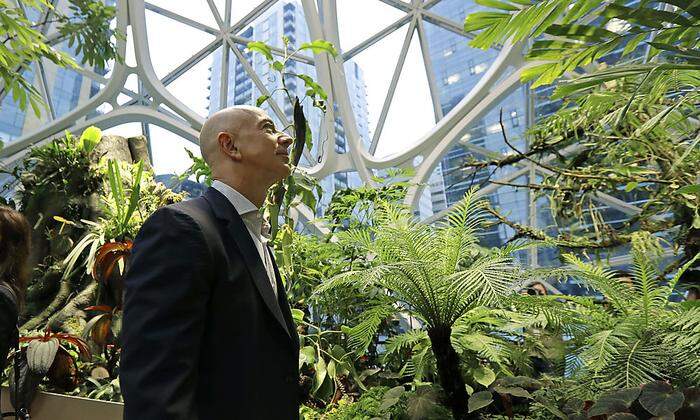 Jeff Bezos im Amazon-Headquarter in Seattle