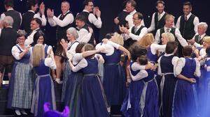 Riesenfreude bei der Sängerrunde Pöllau über den Sieg bei der ORF-Show