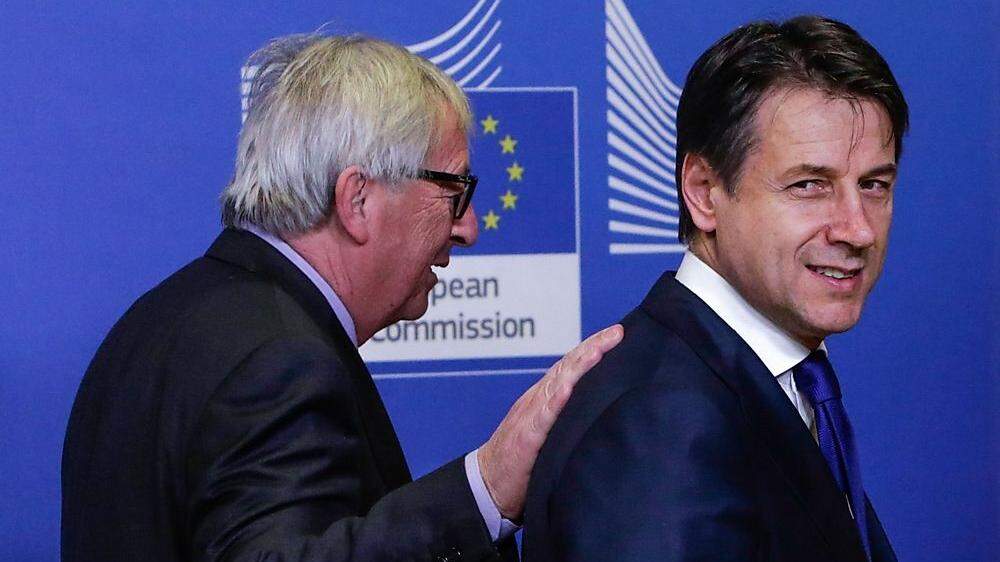 Juncker und Conte