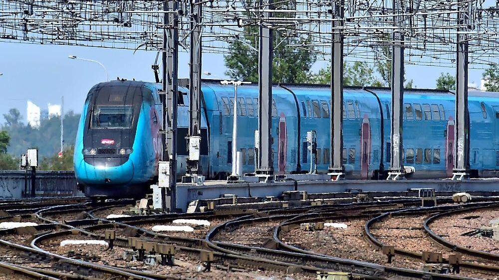 Züge in Frankreich fahren langsamer
