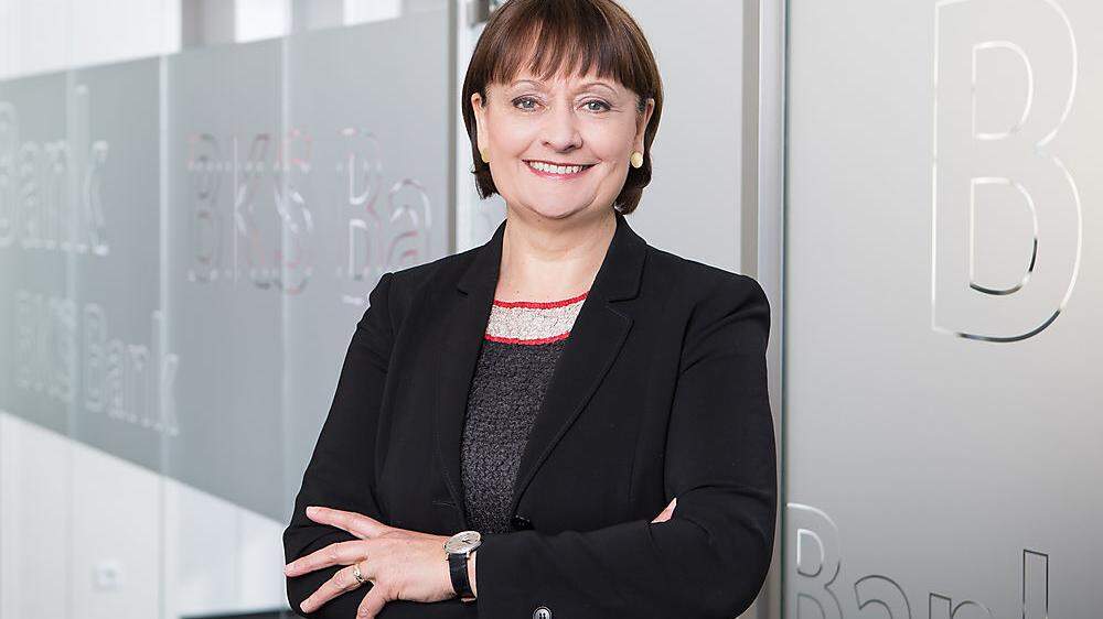 Herta Stockbauer ist Vorstandsvorsitzende der BKS Bank