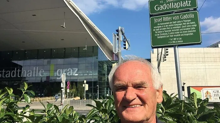 Hier stimmt alles: Lehrer Manfred Koch am Gadollaplatz in Graz
