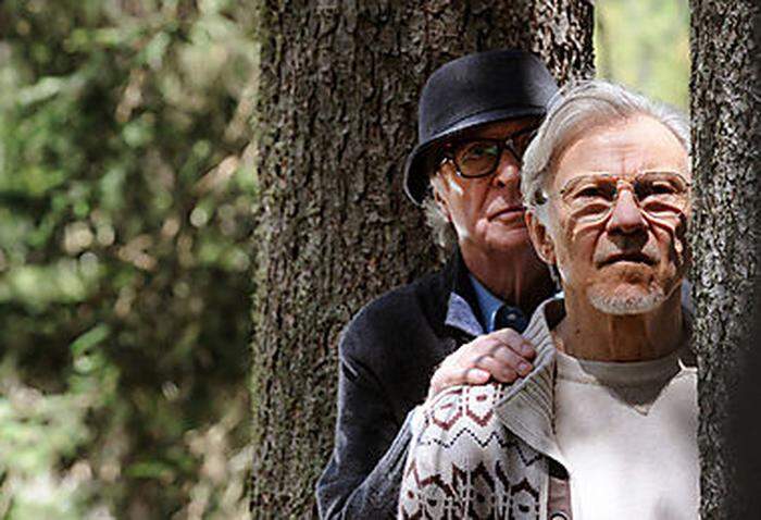 Michael Caine und Harvey Keitel in 