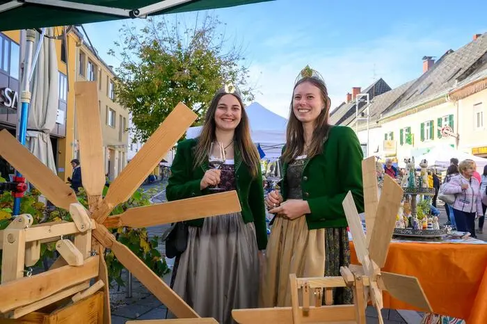 Der südsteirische Wein samt Weinhoheiten war ebenfalls vertreten 