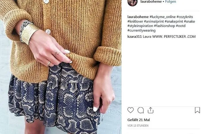 Auf verschlungenen Pfaden. Im Herbst 2018 dreht sich alles um Schlangenprints. Den Trend-Druck gibt es als Einzelteil, wie in Form eines Rocks. 