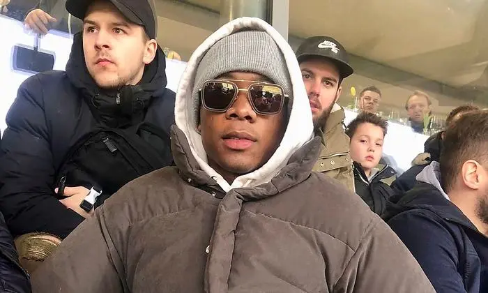 David Alaba als Zuschauer in Hartberg