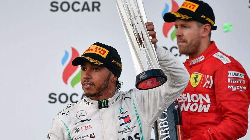Hamilton (links) und Vettel sind unzufrieden