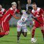 Boakye zeigte gegen den Landesligisten Siegendorf erste gute Ansätze