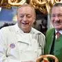 Starkoch Alfons Schuhbeck (rechts: 'Weisswurstpapst' Toni Holnburger)