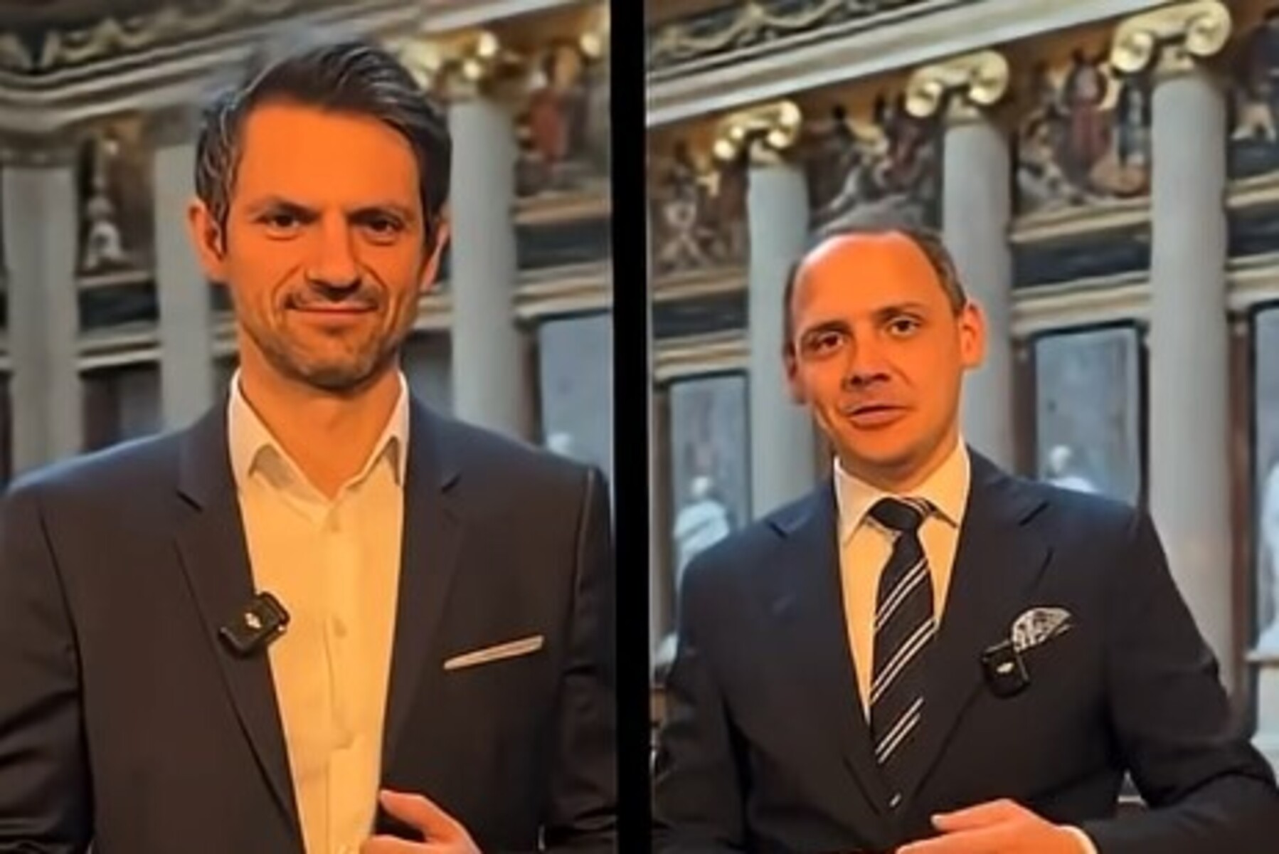 Schwarzer (Grüne) und Grüner (ÖVP): Politiker amüsieren mit Video