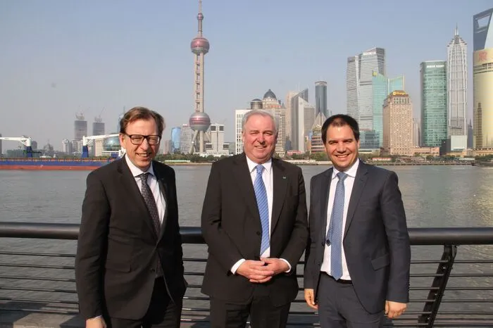 Wirtschaftslandesrat Christian Buchmann, Landeshauptmann Hermann Schützenhöfer, LH-Stellvertreter Michael Schickhofer