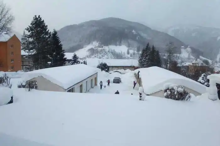 Schnee in Eisenerz
