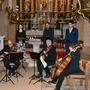 Auftritt der Red Shoes und des String Quartetts in der Wallfahrtskirche Maria Buch