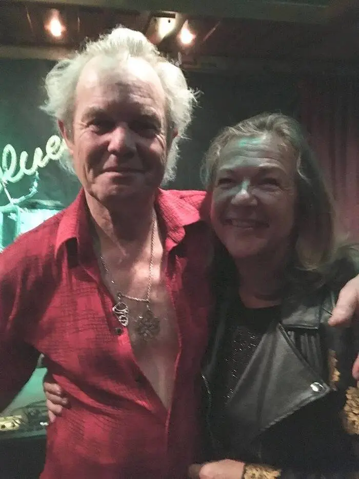 Auch Chris Jagger machte bei Gudrun Kofler Station