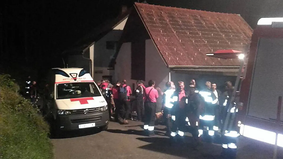 Mehr als 100 Einsatzkräfte beteiligten sich an der Suche