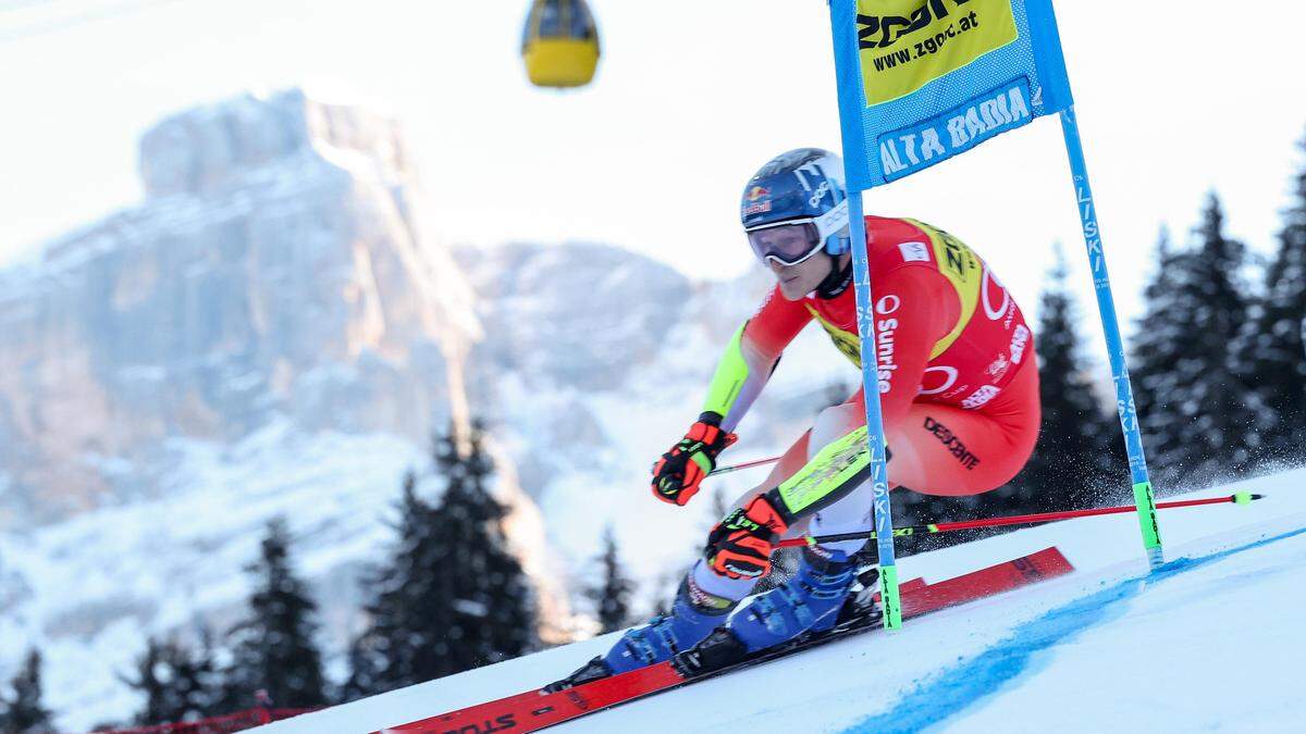 Ski-Star Marco Odermatt  | Marco Odermatt holte in Alta Badia das Double