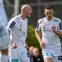 Austria Klagenfurt | HARTBERG,AUSTRIA,28.APR.24 - SOCCER - ADMIRAL Bundesliga, championship group, TSV Hartberg vs SK Austria Klagenfurt. Image shows the rejoicing of A.Klagenfurt. Keywords: goal.
Photo: GEPA pictures/ Avni Retkoceri