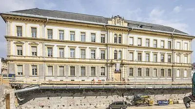 Das Schulgebäude steht ab 2020 leer.