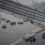 Die eingestürzte Hängebrücke