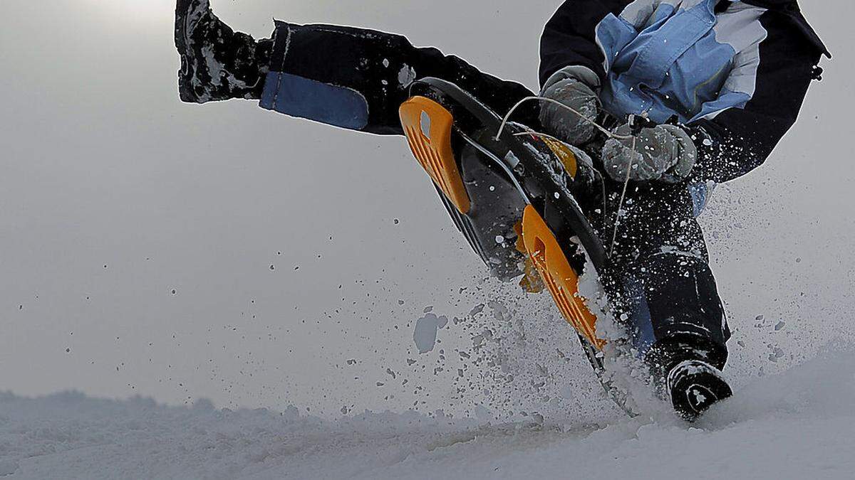 Schwerere Rodelunfall im Zillertal (Sujetbild)