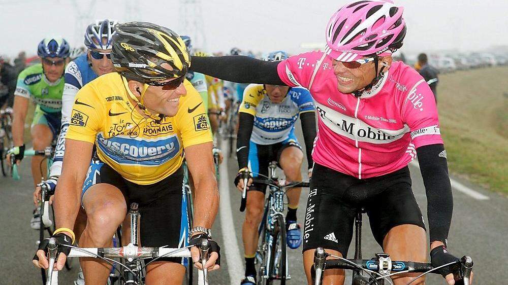 Lance Armstrong und Jan Ullrich