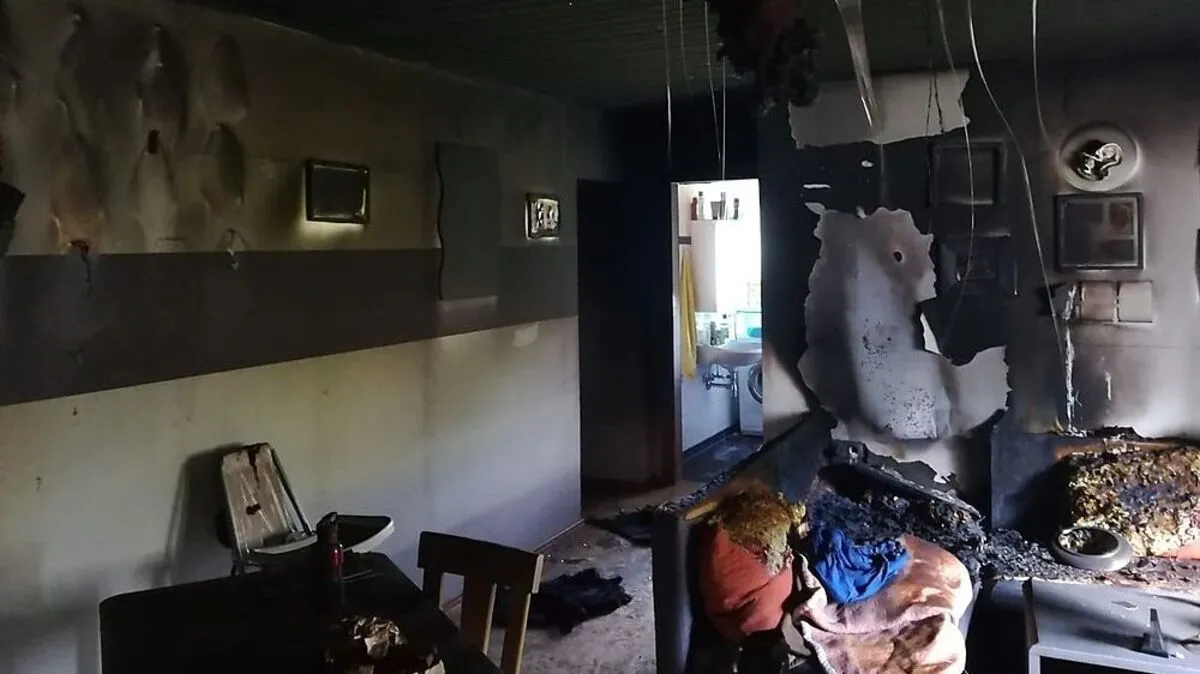 Dieses Bild der Zerstörung fand der Mieter vor, als er am 29. Mai von der Arbeit nach Hause kam