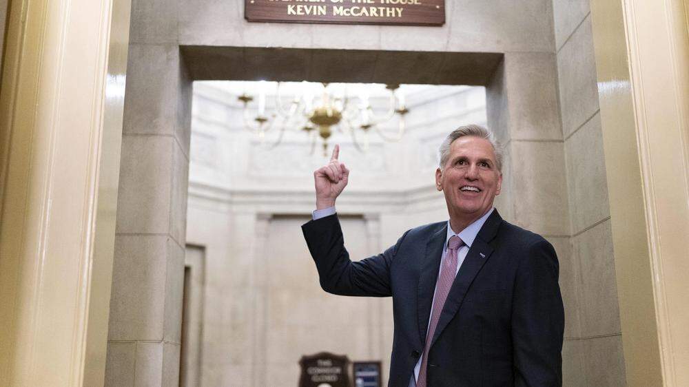 Nach einem unerbittlichen parteiinternen Machtkampf ist der Republikaner Kevin McCarthy am Ziel angelangt