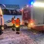 In Lannach blieben Autos und Lkw im Schnee stecken