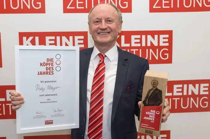 Für sein Lebenswerk wurde Huby Mayer ausgezeichnet