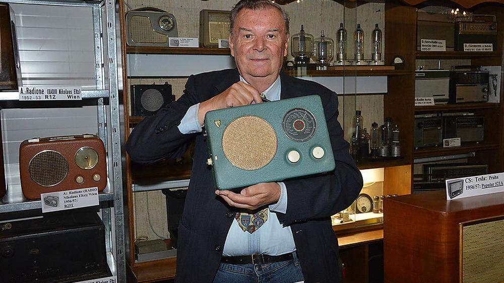 Rudolf Pirker zeigt seine 1000 Radios erstmals auch bei der Langen Nacht der Museen