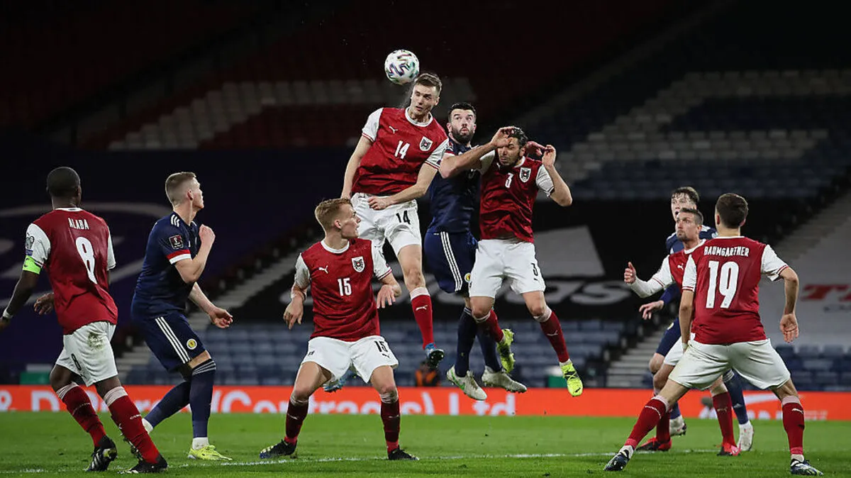 Kalajdzic ragte heraus, die anderen können zu ihm nur staunend aufschauen