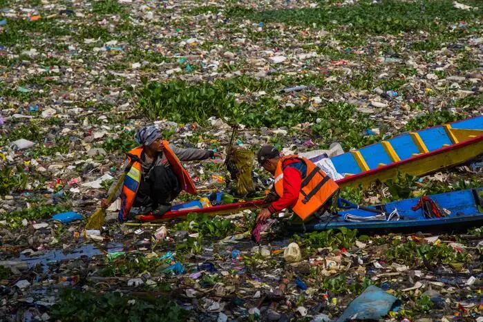 Der Citarum, der durch eine dicht besiedelte Region fließt, gilt als der schmutzigste Fluss der Welt.
