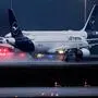 Lufthansa-Flugzeuge in Frankfurt. Sie sollen am Donnerstag 24 Stunden am Boden bleiben