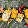 Mais vom Grill und andere köstliche vegetarische Gemüsevarianten 