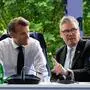 Frankreichs Präsident Emmanuel Macron, der britische Premier Keir Starmer und Deutschlands Kanzler Friedrich Merz | Frankreichs Präsident Emmanuel Macron, der britische Premier Keir Starmer und Deutschlands Kanzler Friedrich Merz (v.l.) sind sich einig